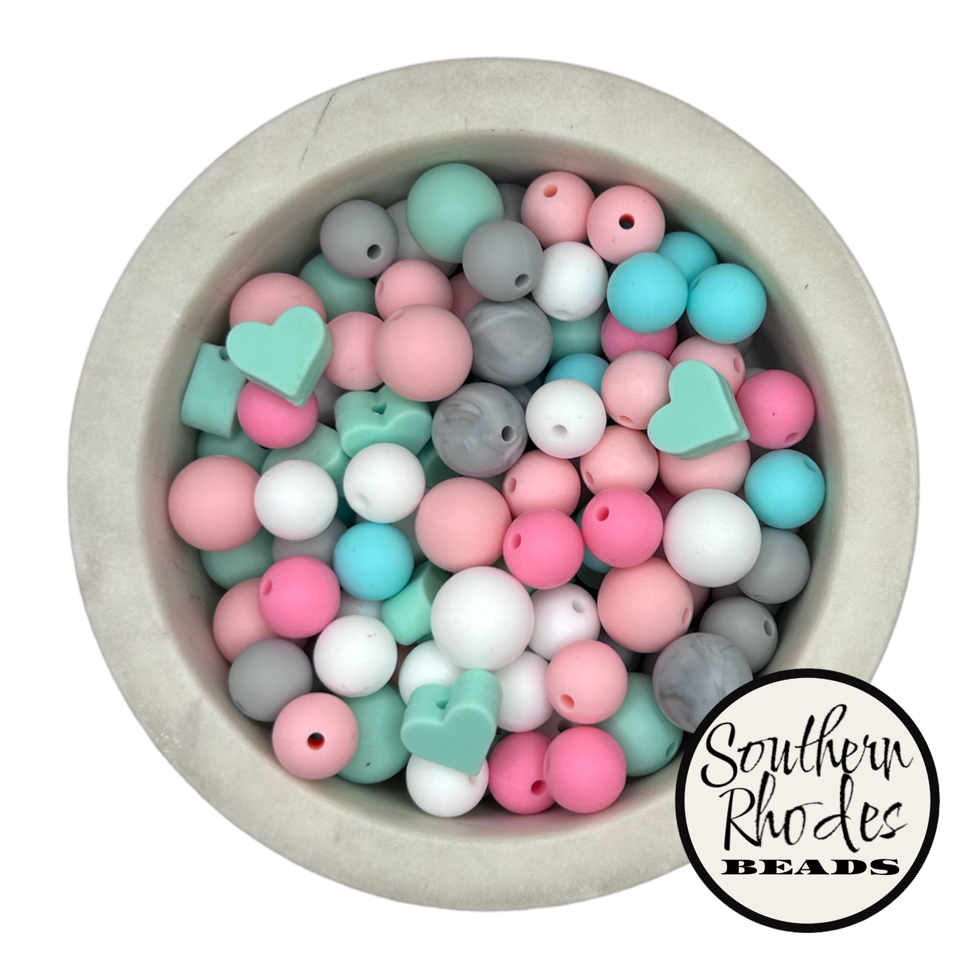 100 Bulk 15mm Silicone Beads, 100 Silicone Beads Wholesale